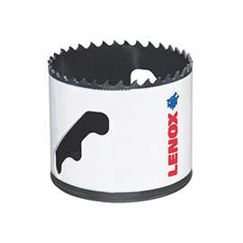 Lenox Speed Slot 1771984 Hole Saw, 2-3/8 in D Cutting, M2 HSS Cutting Edge, White
