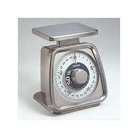 TAYLOR TS50 Portion Control Scale, 50 lb Capacity, Analog Display, Stainless Steel