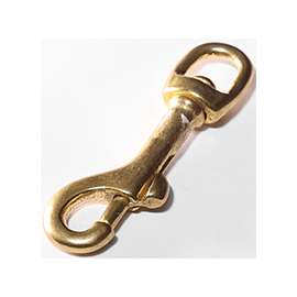 BARON 5025B-1/2 Bolt Snap, 80 lb Weight Capacity, Bronze, Polished