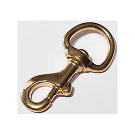BARON 225BT-1/4 Bolt Snap, 120 lb Weight Capacity, Bronze, Polished