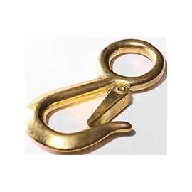 BARON 2311B-3/4 Snap Hook, 400 lb Weight Capacity, Bronze, Polished