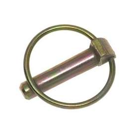 SpeeCo S070904YDU Lynch Pin, 1/4 in Dia Pin, 2-1/8 in OAL, Yellow Zinc Dichromate