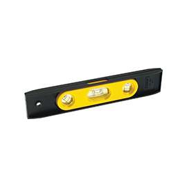 STANLEY 42-264 Torpedo Level, Level/Plumb Vial, 3-Vial, 1-Hang Hole, 9 in L