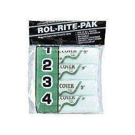 Linzer 9384 Paint Roller Cover, Latex Paint, 3/8 in Thick Nap, Polyester Cover, Green