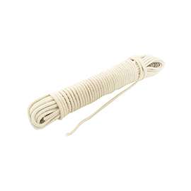 SecureLine Eclipse 10712/110-070-05 Braided Clothesline, #7, Cotton, 100 ft L
