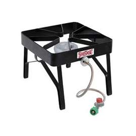 Bayou Classic SQ14 Square Burner, Propane, 1-Burner, 16 in L, 16 in W, Steel