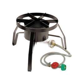 Bayou Classic SP10 Cooker, LPG, 1-Burner, 14 in W, Steel