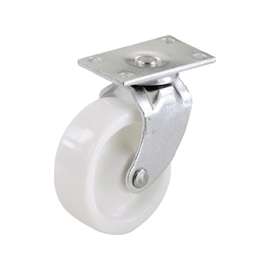 Shepherd Hardware 9041 Swivel Caster, 2 in Dia Wheel, 60 lb Weight Capacity, Plastic Wheel