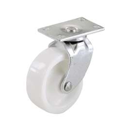 Shepherd Hardware 9054 Swivel Caster, 1-5/8 in Dia Wheel, 50 lb Weight Capacity, Plastic Wheel