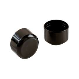 Shepherd Hardware 9113 Furniture Leg Tip, Round, Plastic, Black