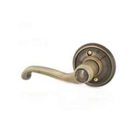 Schlage Flair F170 FLA 609 LH Dummy Lever, Zinc, Antique Brass