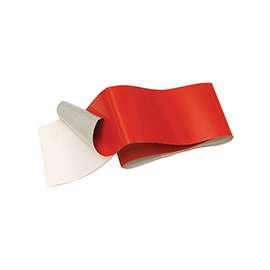 HY-KO TAPE-4 Self-Adhesive Reflective Safety Tape, 24 in L, 2 in W, Red
