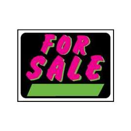 HY-KO Hy-Glo 3041 Identification Sign, For Sale, Fluorescent Orange Legend