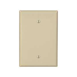 Eaton Cooper Wiring 2729V-BOX Wallplate, 1-Gang, Thermoset, Ivory