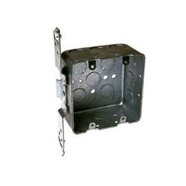 RACO 681 Switch Box, Square, Steel, Gray