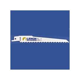 Lenox 20575634R Reciprocating Saw Blade, 4 TPI, Bi-Metal, Bright