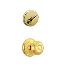 Schlage F Series F59GEO605 Knob Interior Pack, Bright Brass