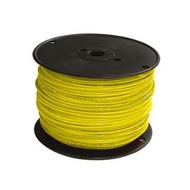 Southwire 12YEL-SOLX500 Solid Building Wire, 12 AWG, 500 ft L, Yellow Nylon Sheath