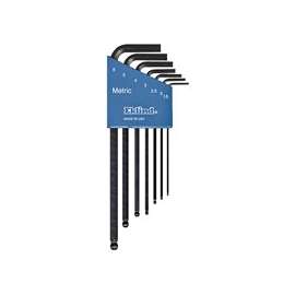 Eklind 13607 Hex Key Set, Steel, Black, 7-Piece