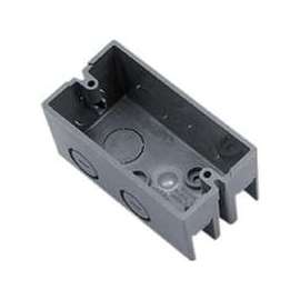 Carlon B112HB Handy Box, Rectangular, 1-Gang, Plastic, Gray