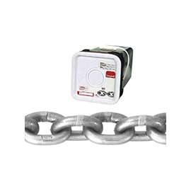 Campbell 0184416 High-Test Chain, 2600 lb Working Load Limit, 1/4 in, Carbon Steel, Bright