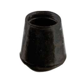 Shepherd Hardware 9762 Furniture Leg Tip, Round, Rubber, Black