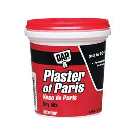 DAP 10308 Plaster of Paris, White, 4 lb Tub