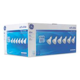 GE 6PK 65W FLD Light