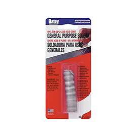 Oatey 53011 Acid Core Wire Solder, Silver, 1.5 oz Carded