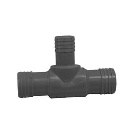 GENOVA 351474 Reducing Tee, 1-1/4 x 1-1/4 x 1 in Insert, 200 psi, Polypropylene/PVC