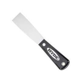 HYDE Black & Silver 02000 Putty Knife, 1-1/4 in W HCS Blade