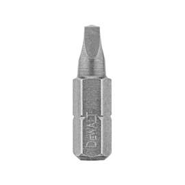 DeWALT DW2203 Screwdriver Bit, #3 Drive, Square Recess Drive, 1/4 in Shank, Hex Shank, Steel