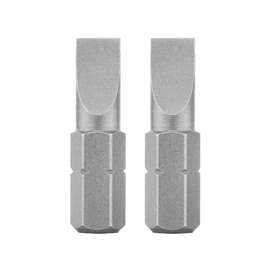 DeWALT DW2006 Screwdriver Bit, #6 Drive, Slotted Drive, 1/4 in Shank, Hex Shank, Steel