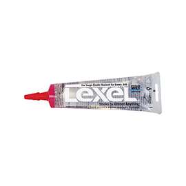 Lexel 13013 Elastic Sealant, Clear, 5 oz Squeeze Tube