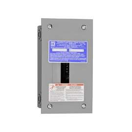 Square D Homeline HOM24L70FCP Load Center, Plug-In Mounting, 70 A, Main Lug Breaker/Load Center, 2-Space