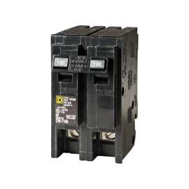 Square D Homeline HOM2100CP Miniature Circuit Breaker, 120/240 V, Fixed Trip, Plug-In Mounting