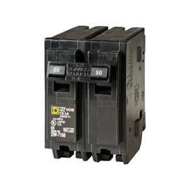 Square D Homeline HOM250CP Miniature Circuit Breaker, 120/240 V, Fixed Trip, Plug-In Mounting