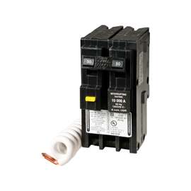Square D Homeline HOM250GFICP GFCI, Miniature Circuit Breaker, 120/240 V, Fixed Trip, Plug-In Mounting