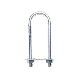ProSource U-Bolt, Steel, Zinc Plated, 1-3/8 In Inside, 3-1/2 In L X 2 In W