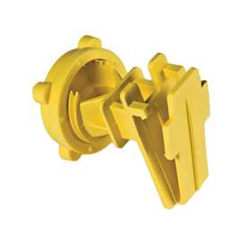 Zareba RED SNAP'R IRTY-RS/YPT25RP Round Post Insulator, Yellow