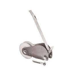 Prime-Line B 518 Roller Assembly, 1 in Dia Roller, Steel, Silver