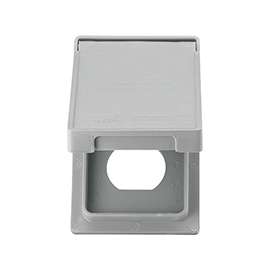 Eaton Wiring Devices S2962 Cover, 7 in L, 4-1/2 in W, Rectangular, Thermoplastic, For Duplex Receptacles