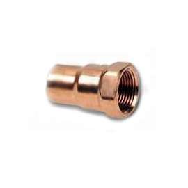 EPC 103R Series 30154 Reducing Adapter, 3/4 in, 1 in, Sweat, FNPT