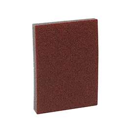 3M Pro-Pad 07058 Sanding Sponge, 80-Grit, Red
