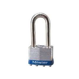 Master Lock 3UPLF Padlock, 1-9/16 in W x 1-1/2 in H Body, 1-1/2 in H Shackle, Steel