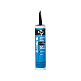 DAP 08642 Window and Door Sealant, Black, 10.1 fl-oz Cartridge