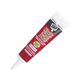 DAP 18526 Adhesive Sealant, White, 5.5 oz Tube