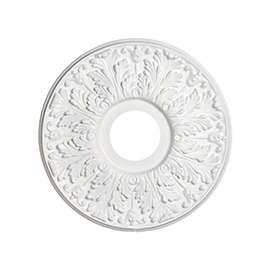 Westinghouse 7702800 Ceiling Medallion, 15-1/2 in Dia, Plastic