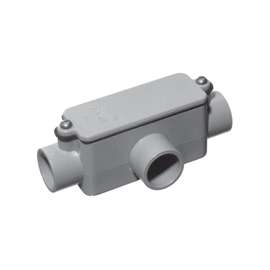 Carlon E983H-CAR IMC, Rigid Conduit Body, Gray
