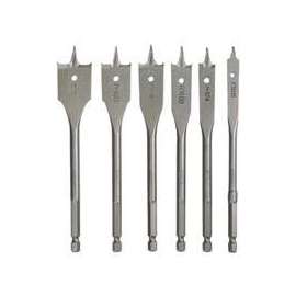 Bosch Daredevil DSB5006 Standard Spade Bit Set, HCS, Blue, 6-Piece